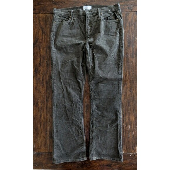 GAP Denim Pants Women’s 33/16L Baby Boot Corduroy Mid Rise - Picture 1 of 14